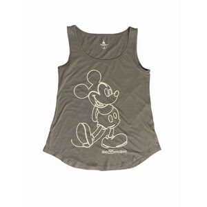 Disney PARKS AUTHENTIC ORIGINAL DISNEYWORLD  MICKEY MOUSE TANK TOP‎ GRAY